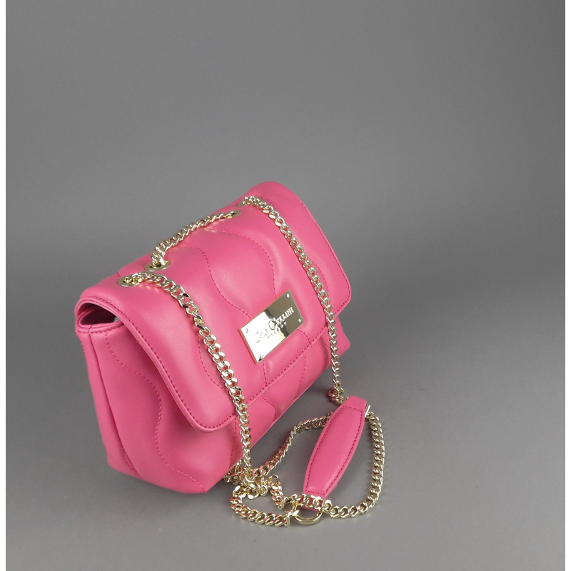 Gio Cellini _ Sa Borsa A Spalla Piccola Donna Pu Trapuntato Fuxia Prezzo 109,00