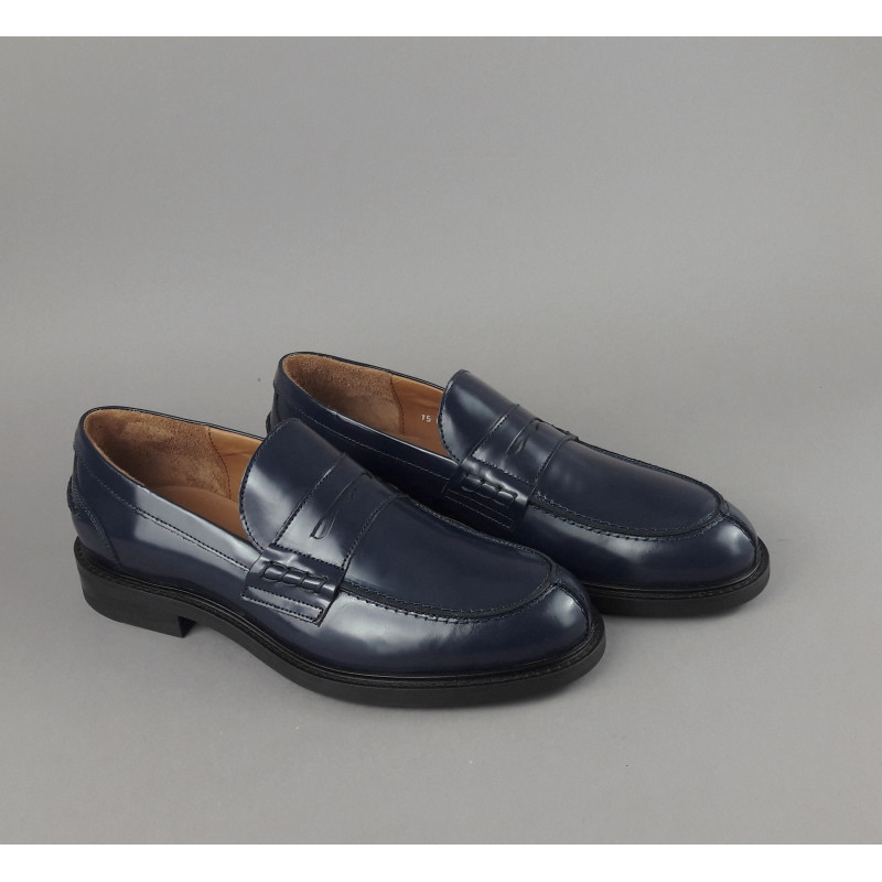 Frau Mocassino Uomo Pelle Spazzolata Blu Prezzo 155,00