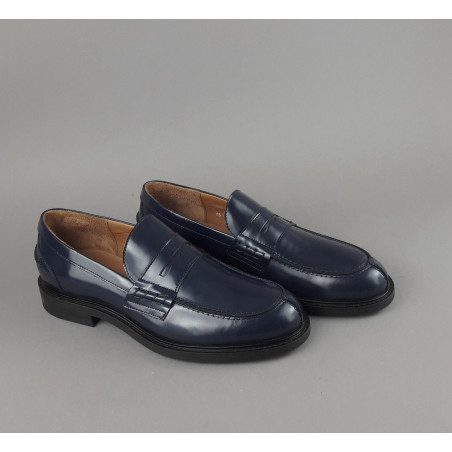 Frau Mocassino Uomo Pelle Spazzolata Blu Prezzo 155,00