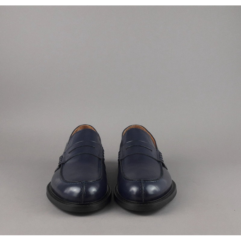 Frau Mocassino Uomo Pelle Spazzolata Blu Prezzo 155,00