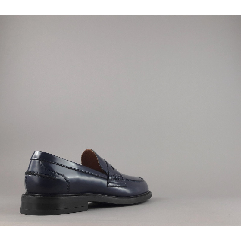 Frau Mocassino Uomo Pelle Spazzolata Blu Prezzo 155,00