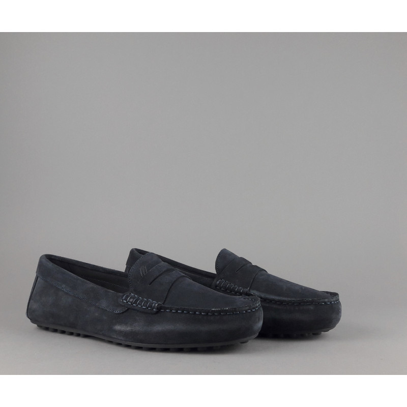 Frau Mocassino Uomo Camoscio Blu Scuro Prezzo 125,00