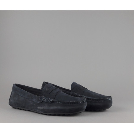 Frau Mocassino Uomo Camoscio Blu Scuro Prezzo 125,00