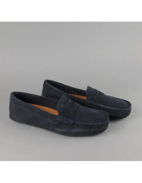 Frau Mocassino Uomo Camoscio Blu Scuro Prezzo 125,00
