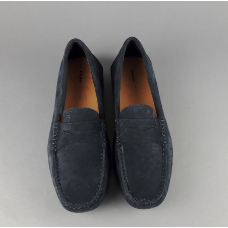 Frau Mocassino Uomo Camoscio Blu Scuro Prezzo 125,00