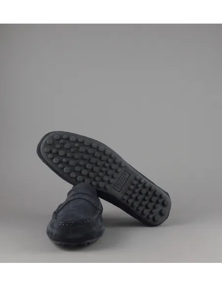 Frau Mocassino Uomo Camoscio Blu Scuro Prezzo 125,00