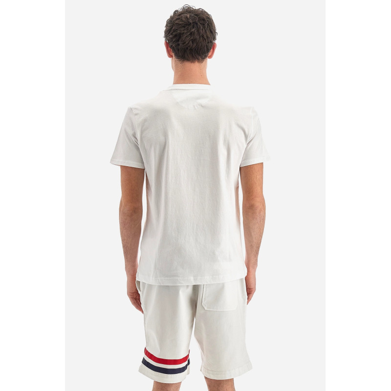 La Martina T-Shirt Uomo Vic Cotone Fit Regular Bianco Prezzo 75,00