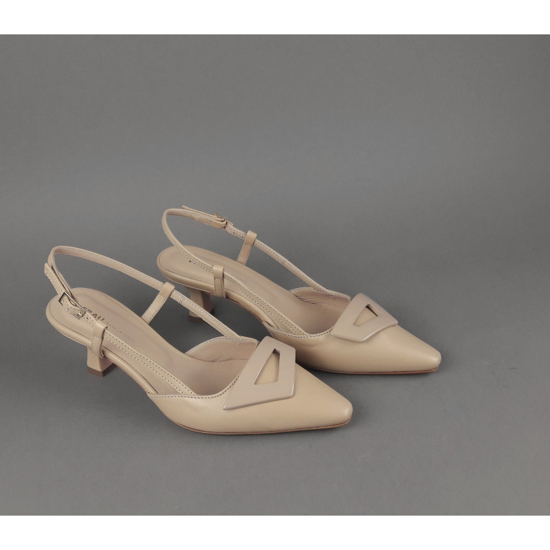 Frau _ Sa Chanel Donna Pelle Beige Naturale Cinturino Con Fibbia Prezzo 155,00