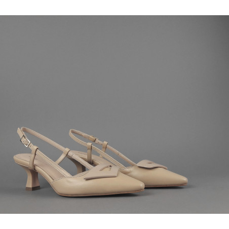 Frau _ Sa Chanel Donna Pelle Beige Naturale Cinturino Con Fibbia Prezzo 155,00