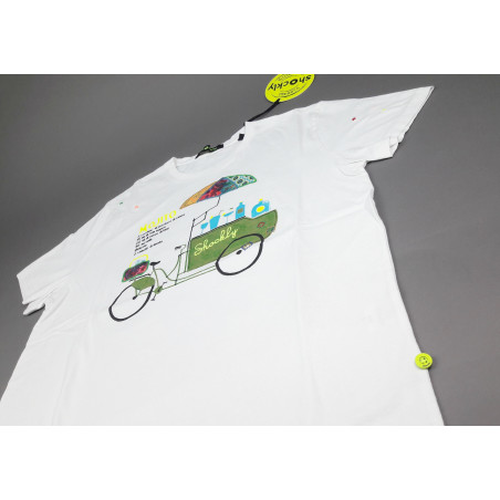 Shockly _ Sa T-Shirt Uomo Cotone Bianco Con Stampa Mojito Prezzo 65,00