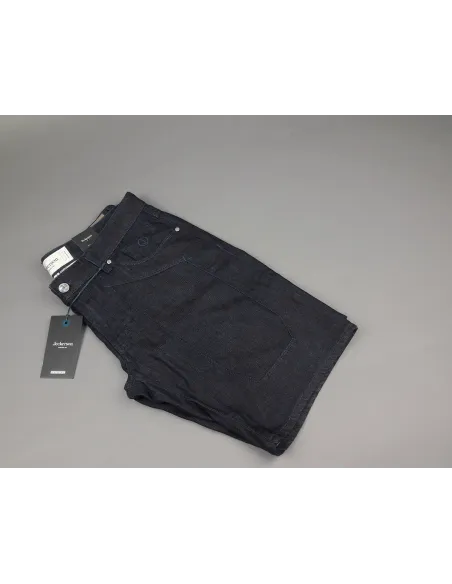 Jeckerson Bermuda Uomo In Cotone Organico Elasticizzato Blu Scuro Prezzo 130,00