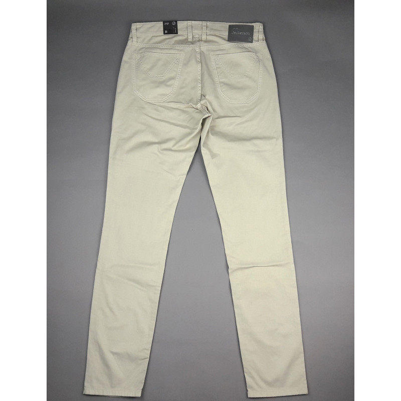 Jeckerson _ Sa Jeans Uomo In Cotone Gabardina Stretch Mastice Prezzo 150,00