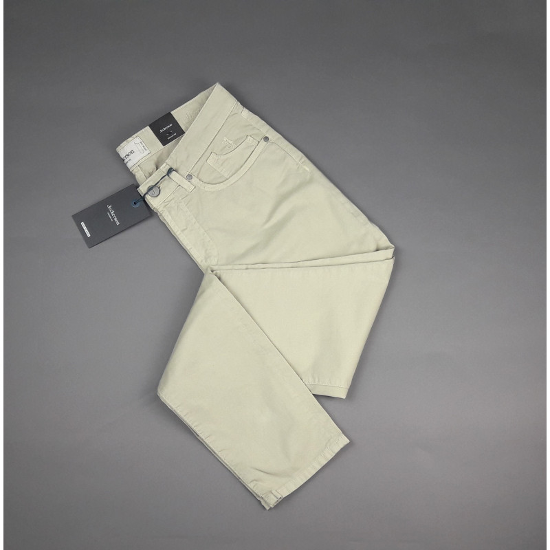 Jeckerson _ Sa Jeans Uomo In Cotone Gabardina Stretch Mastice Prezzo 150,00