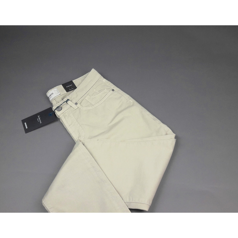 Jeckerson _ Sa Jeans Uomo In Cotone Gabardina Stretch Mastice Prezzo 150,00