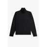 Fred Perry _ Sa Felpa Track Jacket Uomo Cotone E Poliestere Nero Chiusura Zip Prezzo 150,00