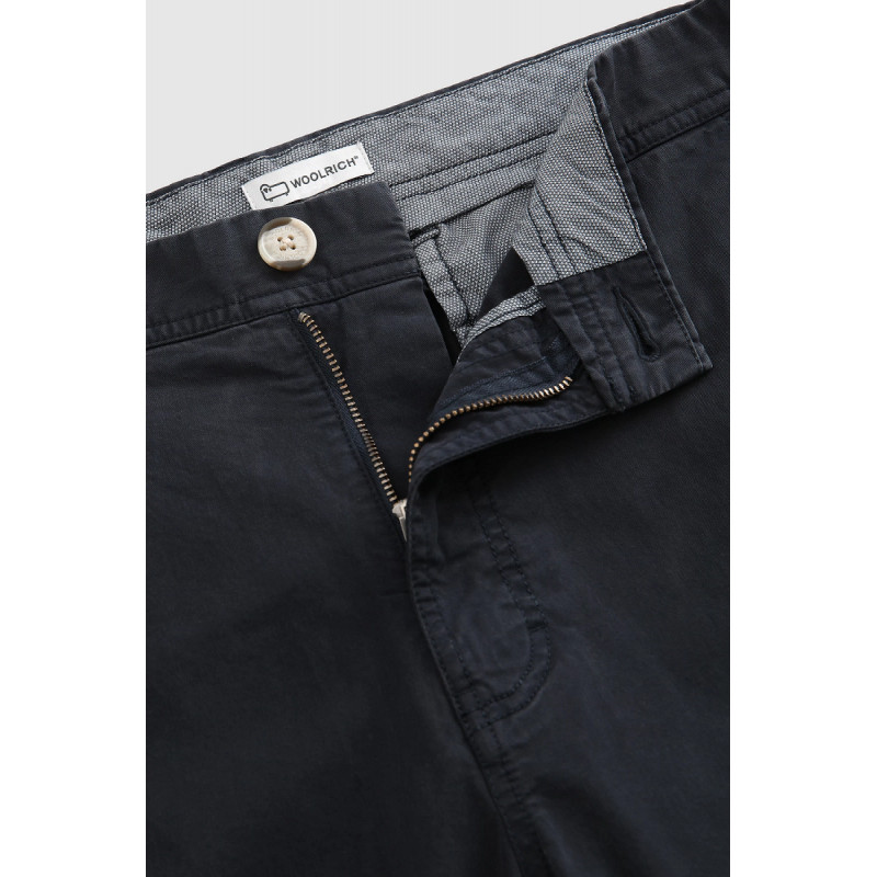 Woolrich _ Sa Bermuda Cargo Uomo Cotone Blu Scuro Prezzo 100,00