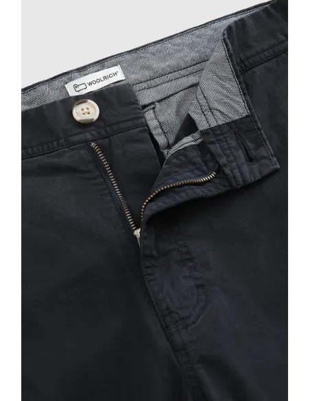 Woolrich Bermuda Cargo Uomo Cotone Blu Scuro Prezzo 100,00