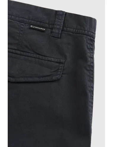 Woolrich _ Sa Bermuda Cargo Uomo Cotone Blu Scuro Prezzo 100,00