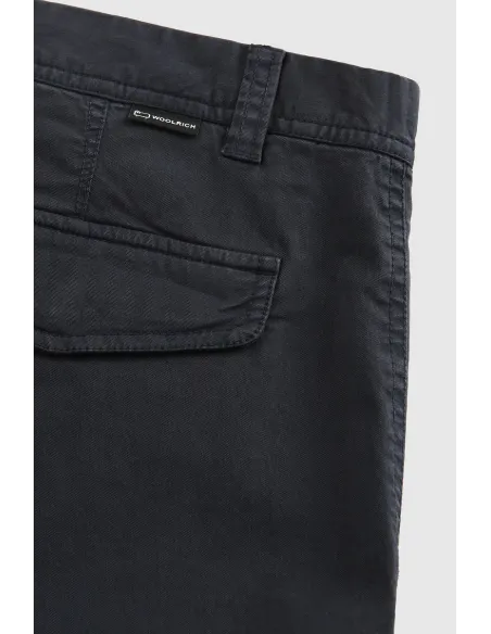 Woolrich Bermuda Cargo Uomo Cotone Blu Scuro Prezzo 100,00
