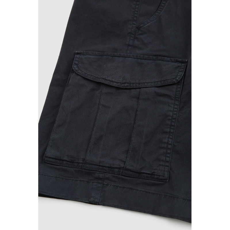 Woolrich _ Sa Bermuda Cargo Uomo Cotone Blu Scuro Prezzo 100,00