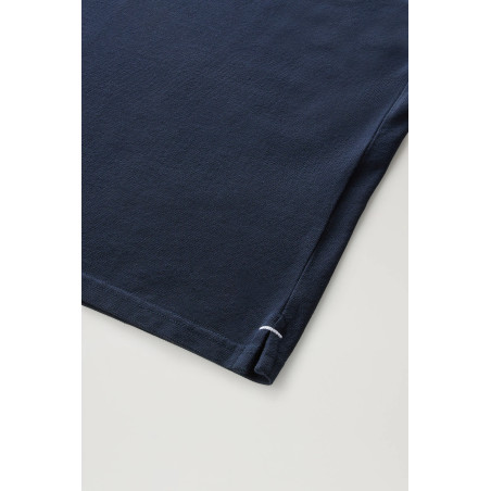 Woolrich _ Polo Uomo Monterey Cotone Stretch Blu Scuro Prezzo 98,00