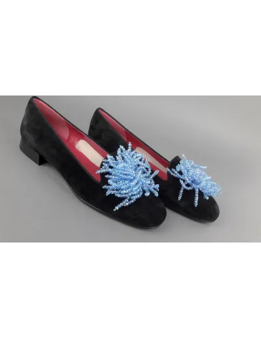 181 - - Alberto Gozzi Slipper Donna Camoscio Nero Prezzo 248,00