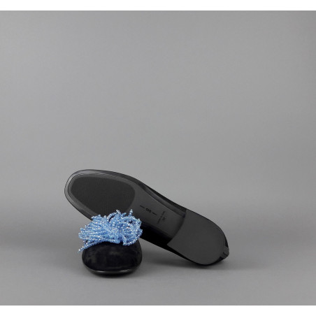 181 - - Alberto Gozzi Slipper Donna Camoscio Nero Prezzo 248,00