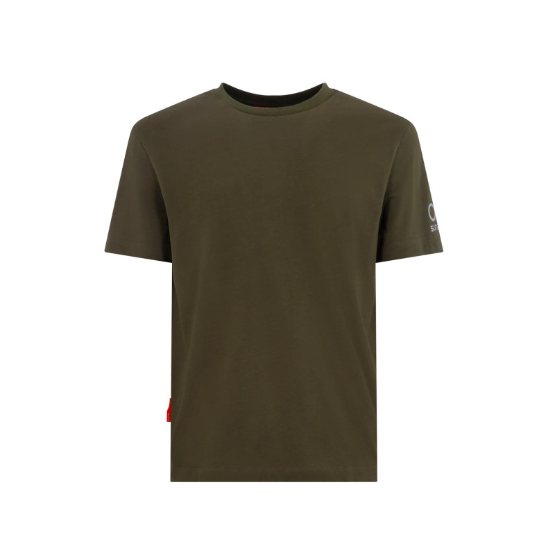 Suns _ Sa T-Shirt Uomo Paolo Cotone Verde Militare Prezzo 50,00
