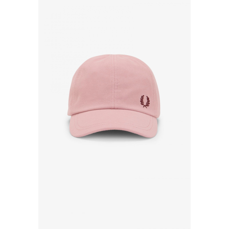 Fred Perry _ Sa Cappello Con Visiera Unisex Pique Di Cotone Rosa Prezzo 75,00