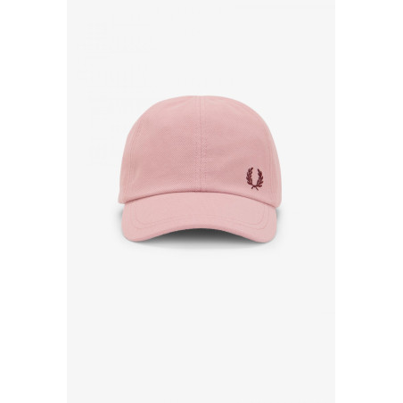 Fred Perry _ Sa Cappello Con Visiera Unisex Pique Di Cotone Rosa Prezzo 75,00