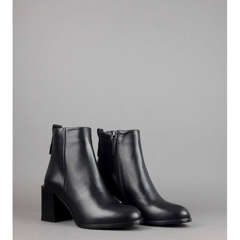 Archyve Stivaletto Donna Liscio Pelle Nero Cerniera Laterale Prezzo 240,00