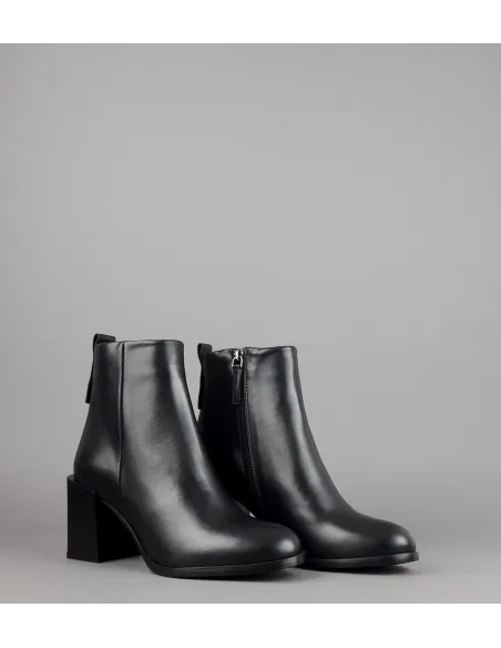Archyve Stivaletto Donna Liscio Pelle Nero Cerniera Laterale Prezzo 240,00