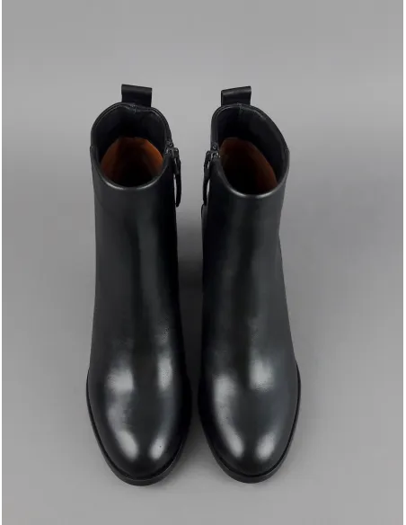 Archyve Stivaletto Donna Liscio Pelle Nero Cerniera Laterale Prezzo 240,00