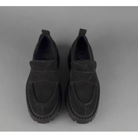 ASH // Sa Mocassini Donna Genial Studs Camoscio Testa Di Moro Prezzo 210,00