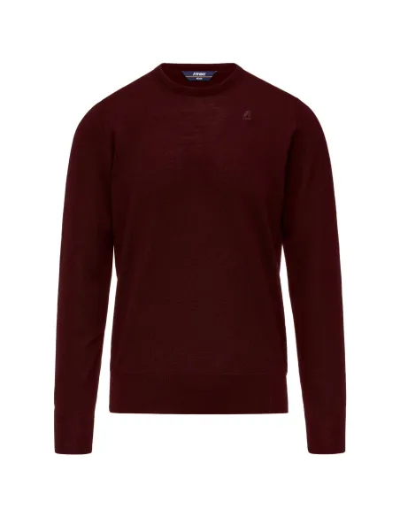 K-Way Maglia Uomo Sebastien Merino Lana Bordeaux Prezzo 130,00