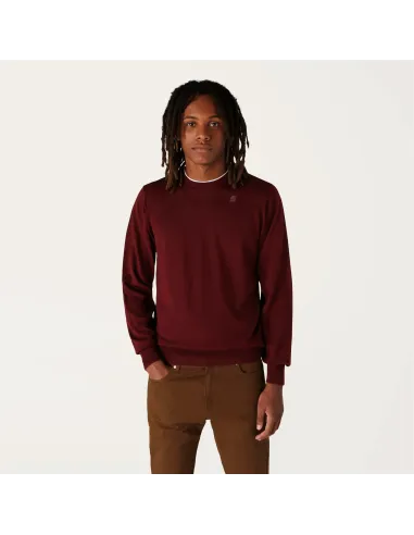 K-Way Maglia Uomo Sebastien Merino Lana Bordeaux Prezzo 130,00