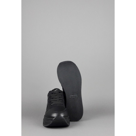 Hogan Midi Platform H483 Donna Pelle Nero H Vernice Nero Argento Prezzo 370,00