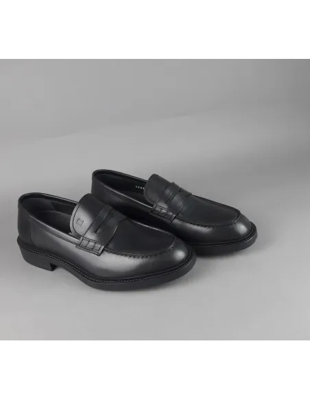 Fratelli Rossetti Mocassino Uomo Pelle Nero Fondo Gomma Prezzo 350,00