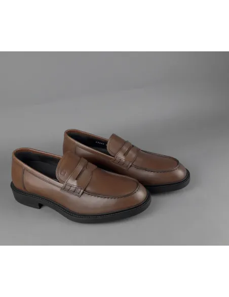 Fratelli Rossetti Mocassino Uomo Pelle Marrone Fondo Gomma Prezzo 350,00