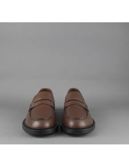 Fratelli Rossetti Mocassino Uomo Pelle Marrone Fondo Gomma Prezzo 350,00