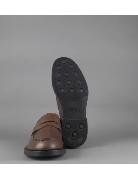 Fratelli Rossetti Mocassino Uomo Pelle Marrone Fondo Gomma Prezzo 350,00