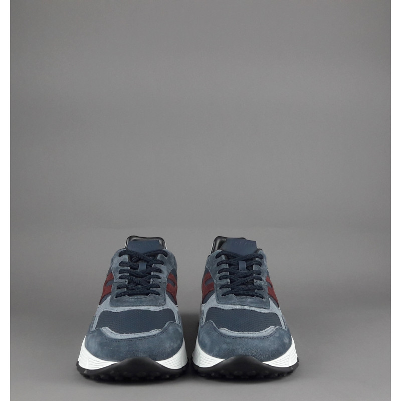 Hogan // Sa Hyperlight Uomo Camoscio Pelle Blu H Cucita Pezzo 450,00