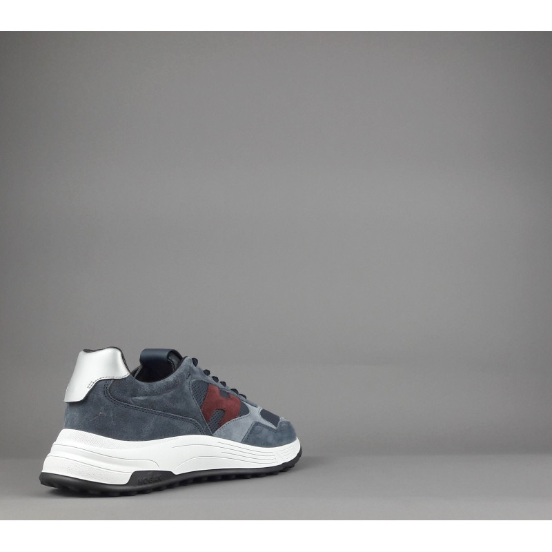 Hogan // Sa Hyperlight Uomo Camoscio Pelle Blu H Cucita Pezzo 450,00