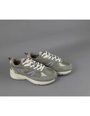 Hoff Sneakers Uomo State Maine Camoscio Tela Verde Militare Prezzo 150,00