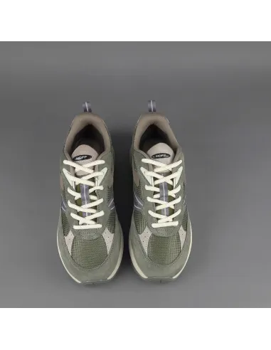 Hoff Sneakers Uomo State Maine Camoscio Tela Verde Militare Prezzo 150,00