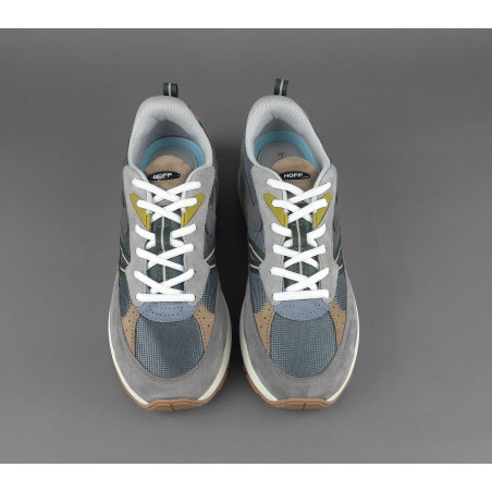 Hoff // Sa Sneakers Uomo State Delaware Camoscio Tela Avion Chiaro Prezzo 150,00