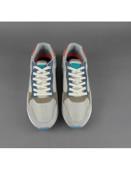 Hoff Sneakers Uomo City Santiago Camoscio Tela Grigio Chiaro Prezzo 110,00