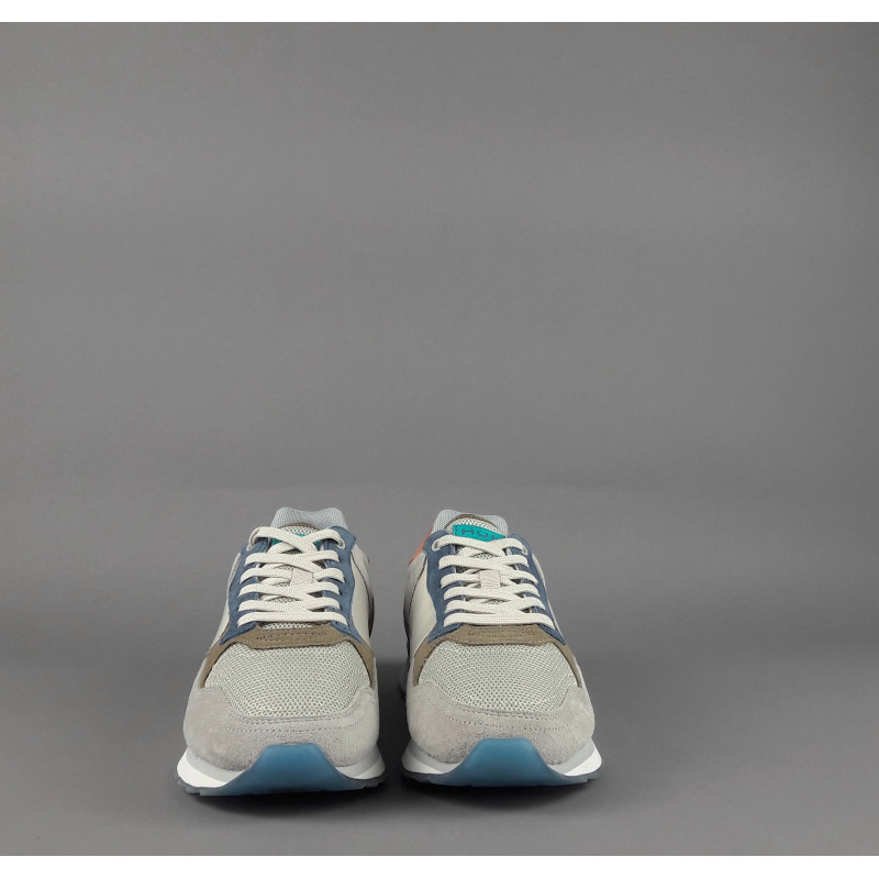 Hoff // Sa Sneakers Uomo City Santiago Camoscio Tela Grigio Chiaro Prezzo 110,00