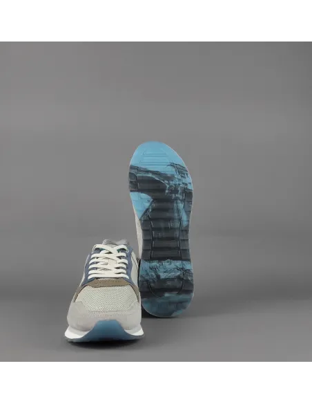 Hoff Sneakers Uomo City Santiago Camoscio Tela Grigio Chiaro Prezzo 110,00