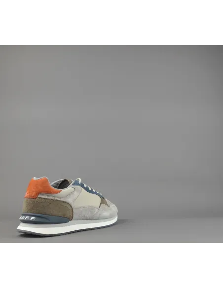 Hoff Sneakers Uomo City Santiago Camoscio Tela Grigio Chiaro Prezzo 110,00